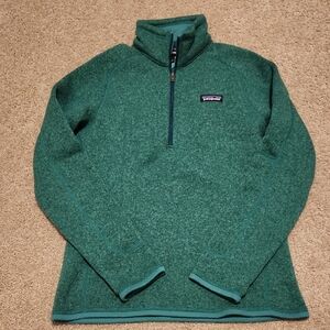 Better Sweater Green Quarter Zip